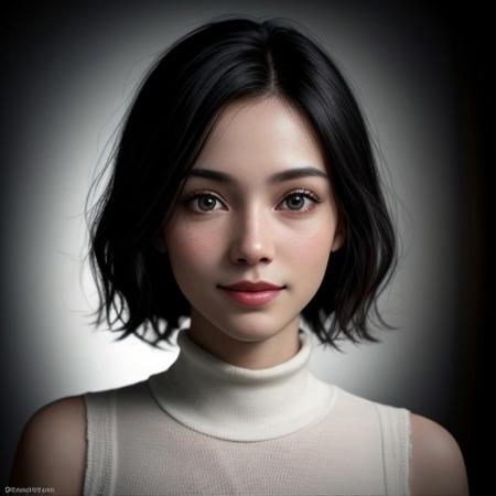 ((Body view:1.1)), Photo of 3m!lyOsmÉnt wearing a turtleneck lace crop top, white short shorts, walking  in the streets of New York, epiCRealism, extremely intricate, High Detail, Sharp focus, dramatic, soft cinematic light, 8k raw, high res, (ultrarealistic:1.2), (hyperrealistic:1.3), soft lighting, good lighting, (textured skin:1.3), (photorealism:1.3), high details, detailed hair, imperfect skin, (skin pores), (natural skin:1.3), (looking at viewer), (Real Eyes), (Detailed Eye Corneas) (detailed pupils), ((smile:1.3)), photo lab, elegant, ((insane details:1.3)), hyperdetailed, low contrast, (((SFW)))