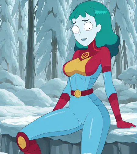 Morty Smith and Planetina (From Rick and Morty