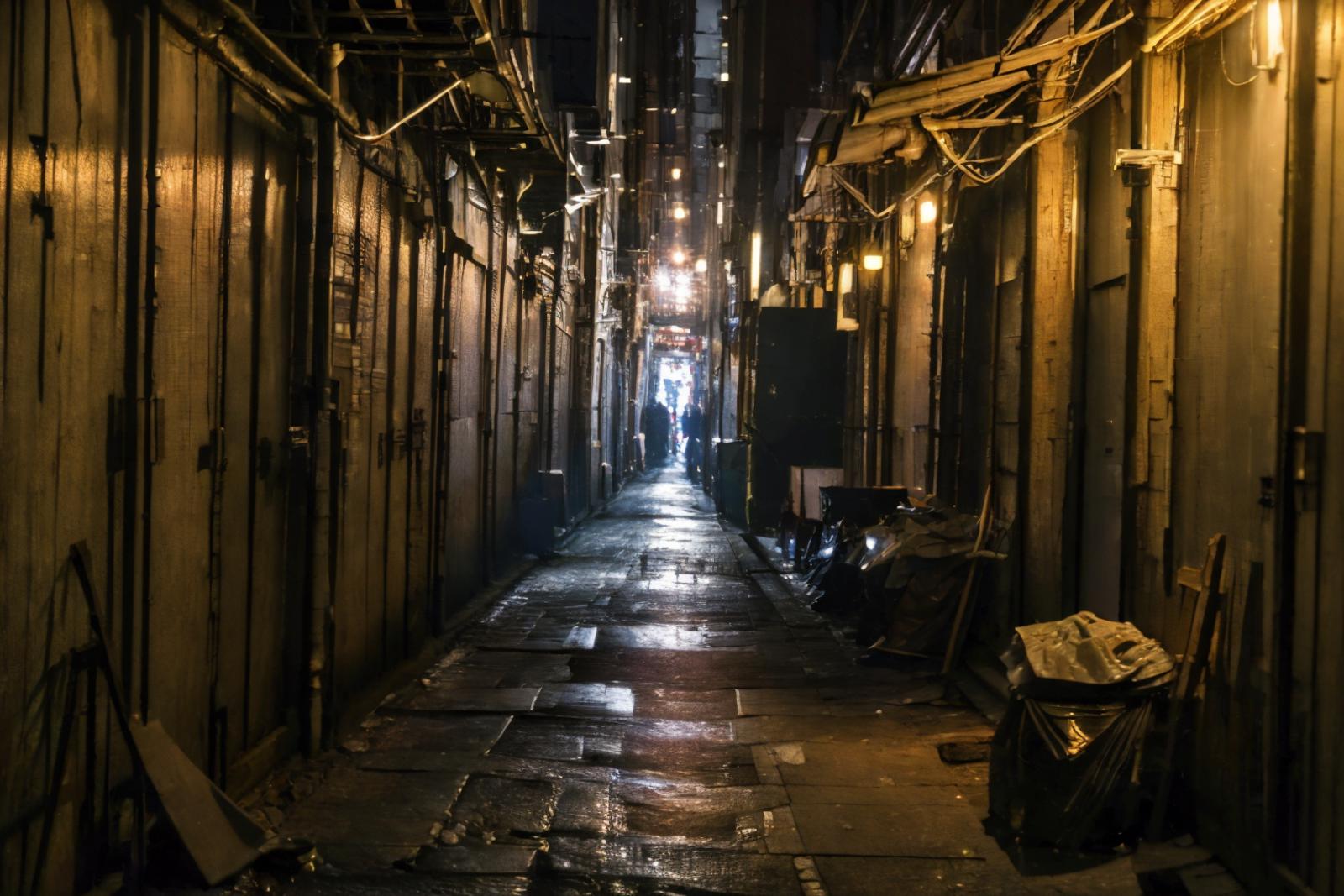 dirty alley image by ruanyi