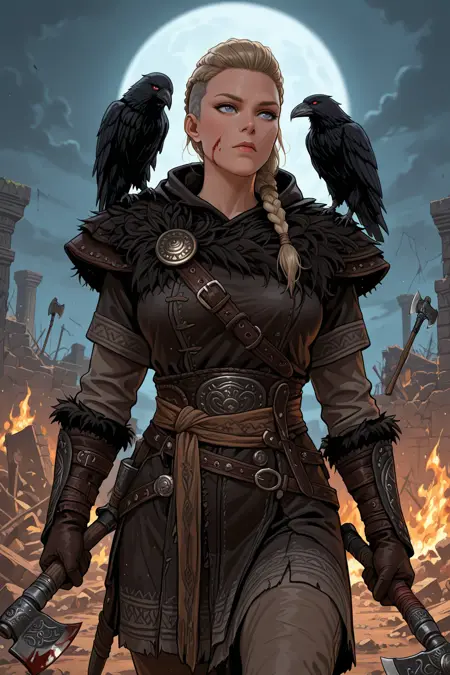 Eivor from Assassin's Creed Valhalla | Illustrious