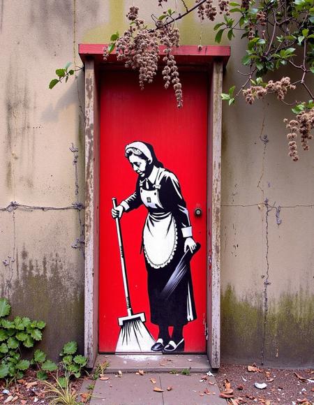 Banksy Style FLUX