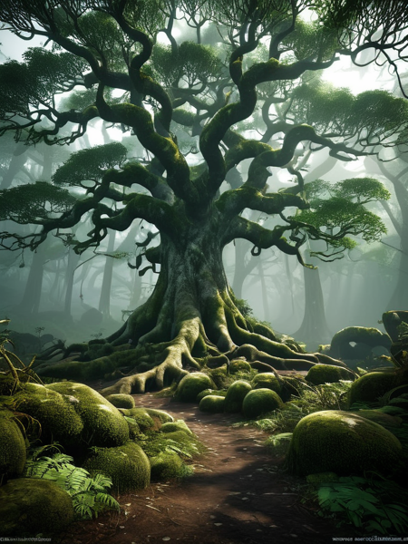 Dark fantasy Forest SDXL v1.0