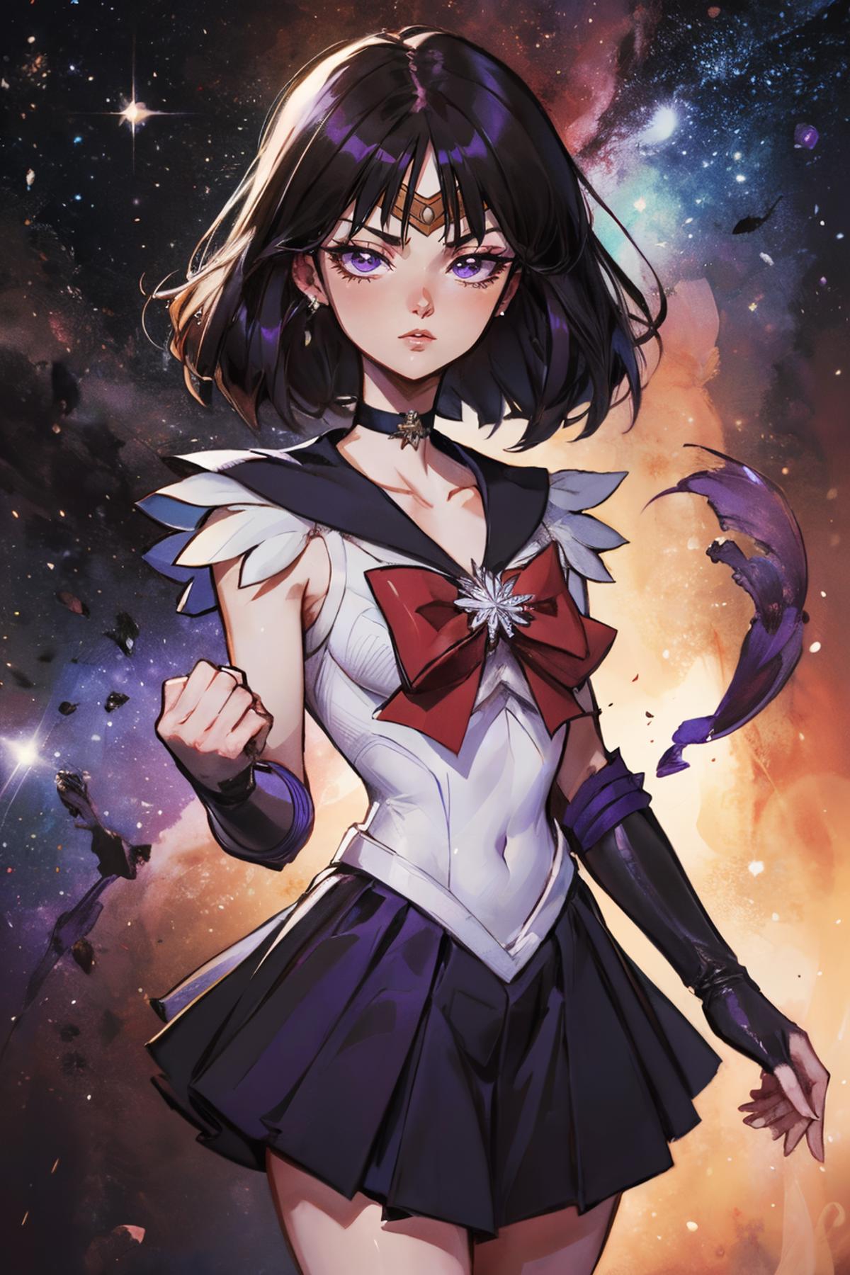 Sailor Saturn / Hotaru Tomoe (Sailor Moon) - Lora image by wikkitikki
