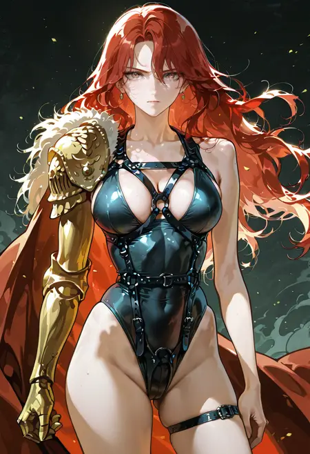 Body Harness - illust - leotard