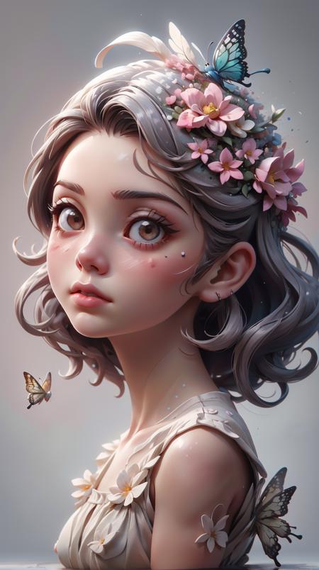 SemlaStyle beautiful little girl with an pink eccentric haircut wearing an dress made of butterfly artwork made by ilya kuvshinov, inspired in donato giancola and balthus, hd, ultra realistic, reflection, flowers, light, realistic face, bird tattoo, trending on pixiv, 8 k, ray tracing, glorious <lora:SemlaStyle:0.5> beautiful little girl with an pink eccentric haircut wearing an dress made of butterfly artwork made by ilya kuvshinov, inspired in donato giancola and balthus, hd, ultra realistic, reflection, flowers, light, realistic face, bird tattoo, trending on pixiv, 8 k, ray tracing, glorious, (smoke:0.5), disintigrate, dissolve, shatter, scatter, ral-dissolve beautiful little girl with an pink eccentric haircut wearing an dress made of butterfly artwork made by ilya kuvshinov, inspired in donato giancola and balthus, hd, ultra realistic, reflection, flowers, light, realistic face, bird tattoo, trending on pixiv, 8 k, ray tracing, glorious <lora:ral-dissolve-sd15:0.7>, (wind:0.7), (swirl:0.6), (Masterpiece:1.3) (best quality:1.2) (high quality:1.1)