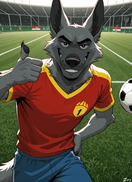 Futbol Furries wolf leader-Bunnicula