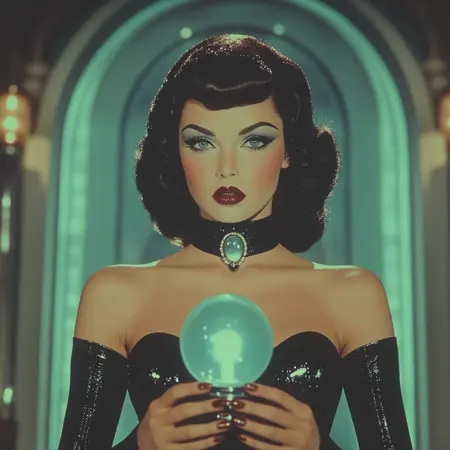 40s Technicolor Cyberpunk