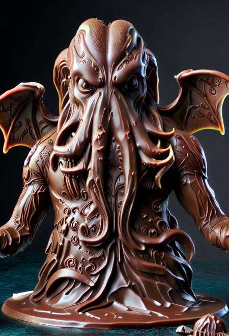 masterpiece , photography, RAW , ultra HD,
chocolate art, cthulhu, dark chocolat, cthulhu Made of chocolate,