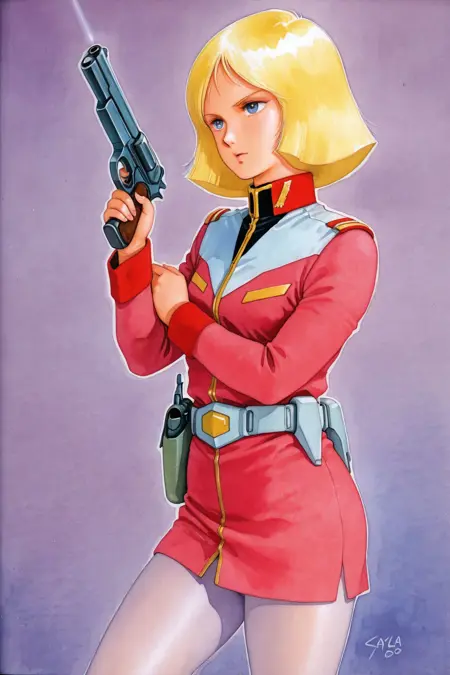 [illustrious XL] Yoshikazu Yasuhiko/安彦良和 《Mobile Suit Gundam》/《机动战士高达》 - Artist Style