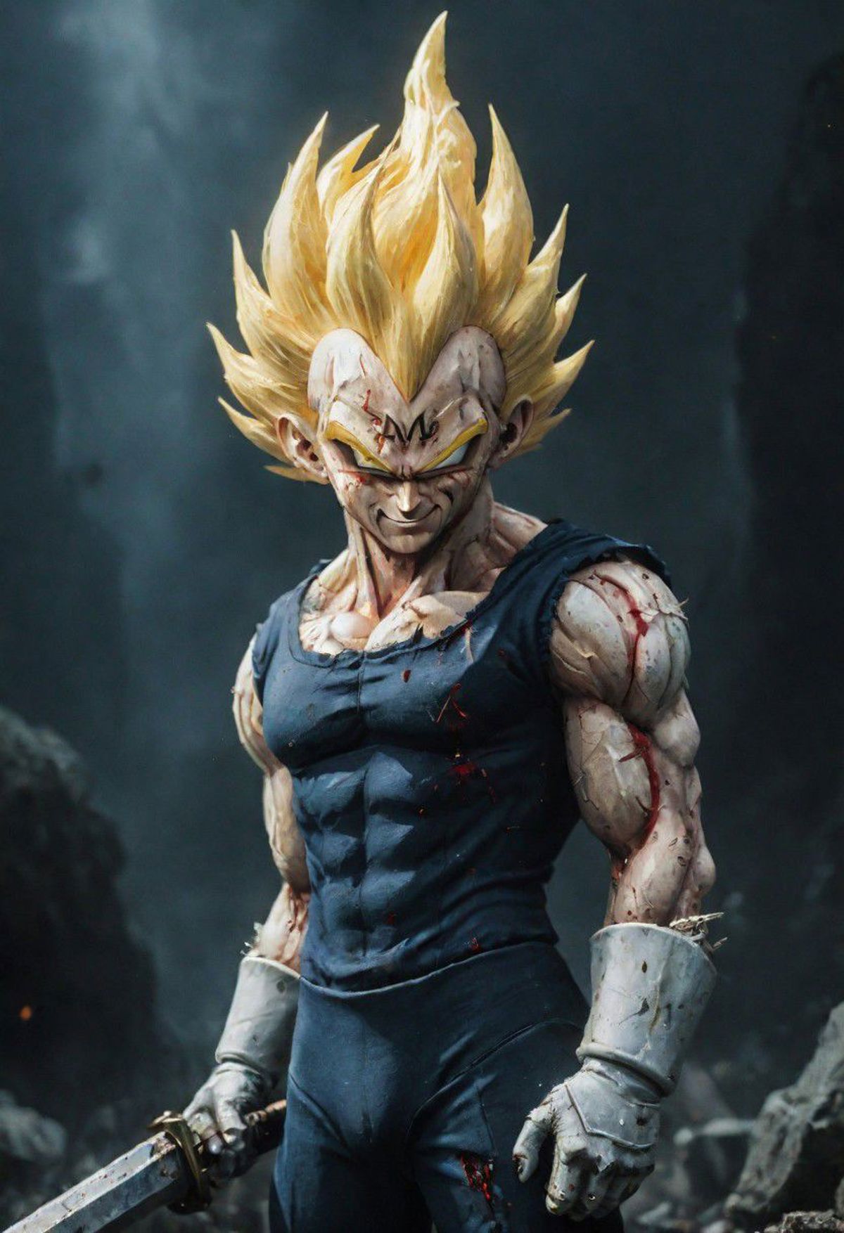 Majin Vegeta XL image by LordBowie