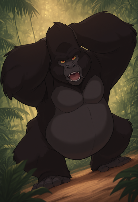 Kerchak (Disney's Tarzan) - Illustrious V1 Illustrious