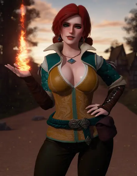 Triss Merigold (The Witcher) NoobAI Vpred/Eps / IL / Pony / SD1.5