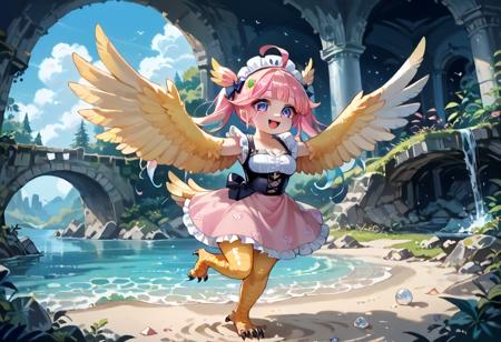 winged arms style V1