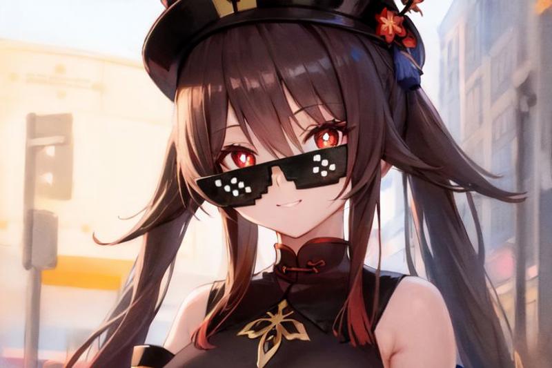 Deal with it Meme Sunglasses | Clothing/Concept LoRA image by Erik252