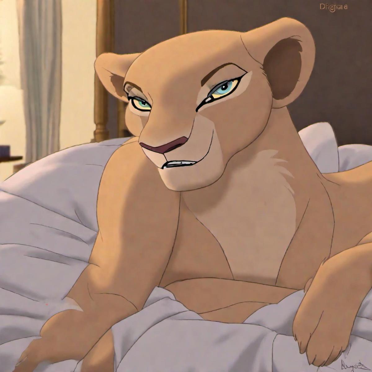 Female Cartoon Lioness Nala image by Torque