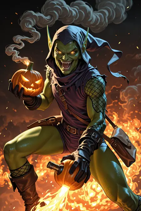 Green Goblin from Marvel Comics | Illustrious