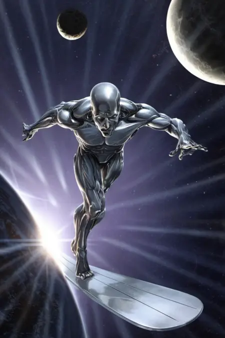 The Silver Surfer - Marvel - SDXL