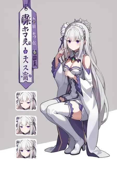 Blue Archive Character | Expression and Style Concept | PonyXL