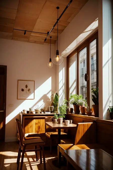 Cafe Background [Café - Backgrounds/ Interior Designer / Ultra Realistic / Multi Regional ]