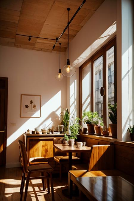 Cafe Background [Café - Backgrounds/ Interior Designer / Ultra Realistic / Multi Regional ] v1.0