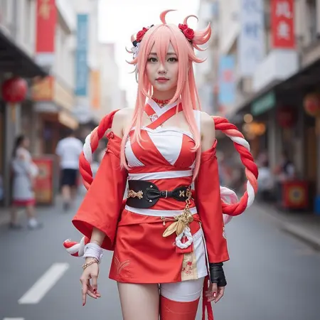 Yoimiya Cosplay Outfits Costume | Clothing A1