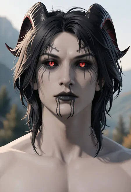 Male Tiefling from Baldur's Gate 3 [IllustriousXL]