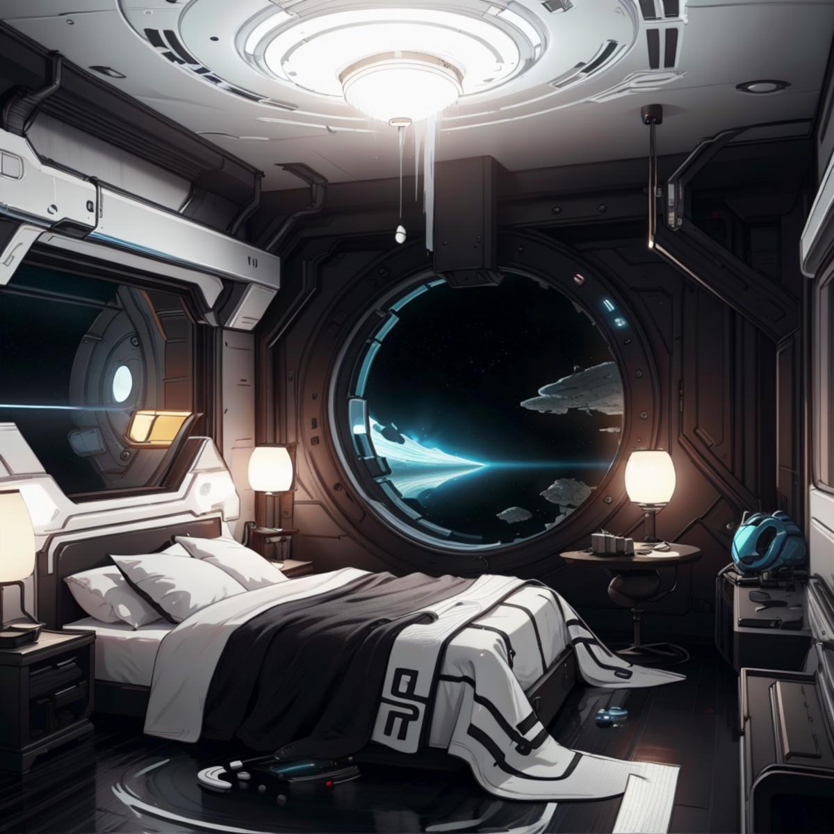 Futuristic Interior - composer image by navimixu