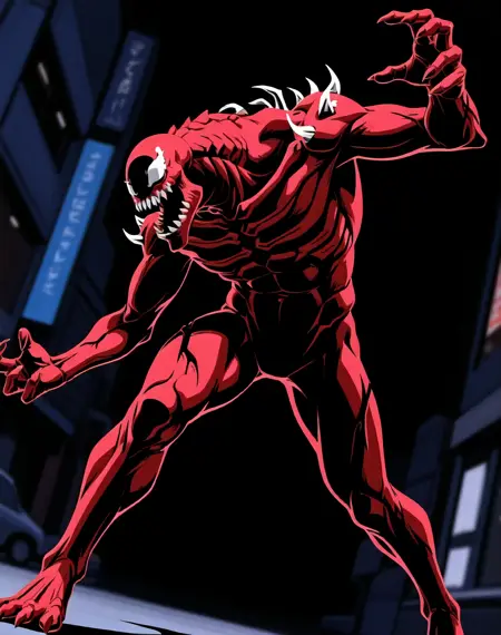 Carnage 90s Spiderman Unlimited Cartoon (Marvel Comics) (Illustrious) (AD)