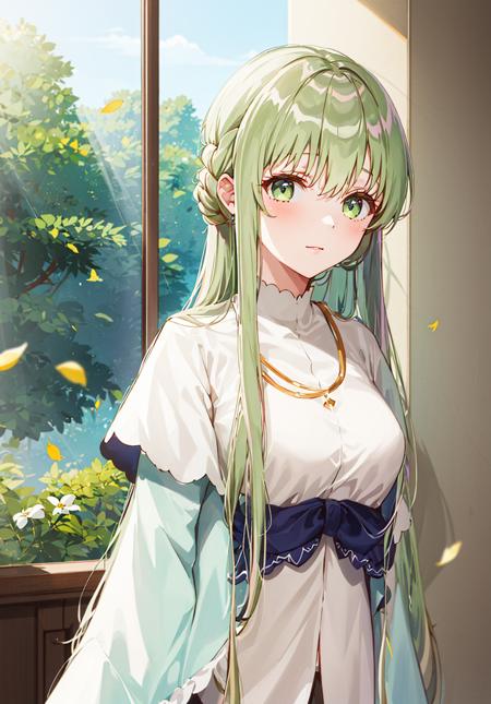 1girl,  Cecilia, upper body,  <lora:chara_Cecilia:0.7>