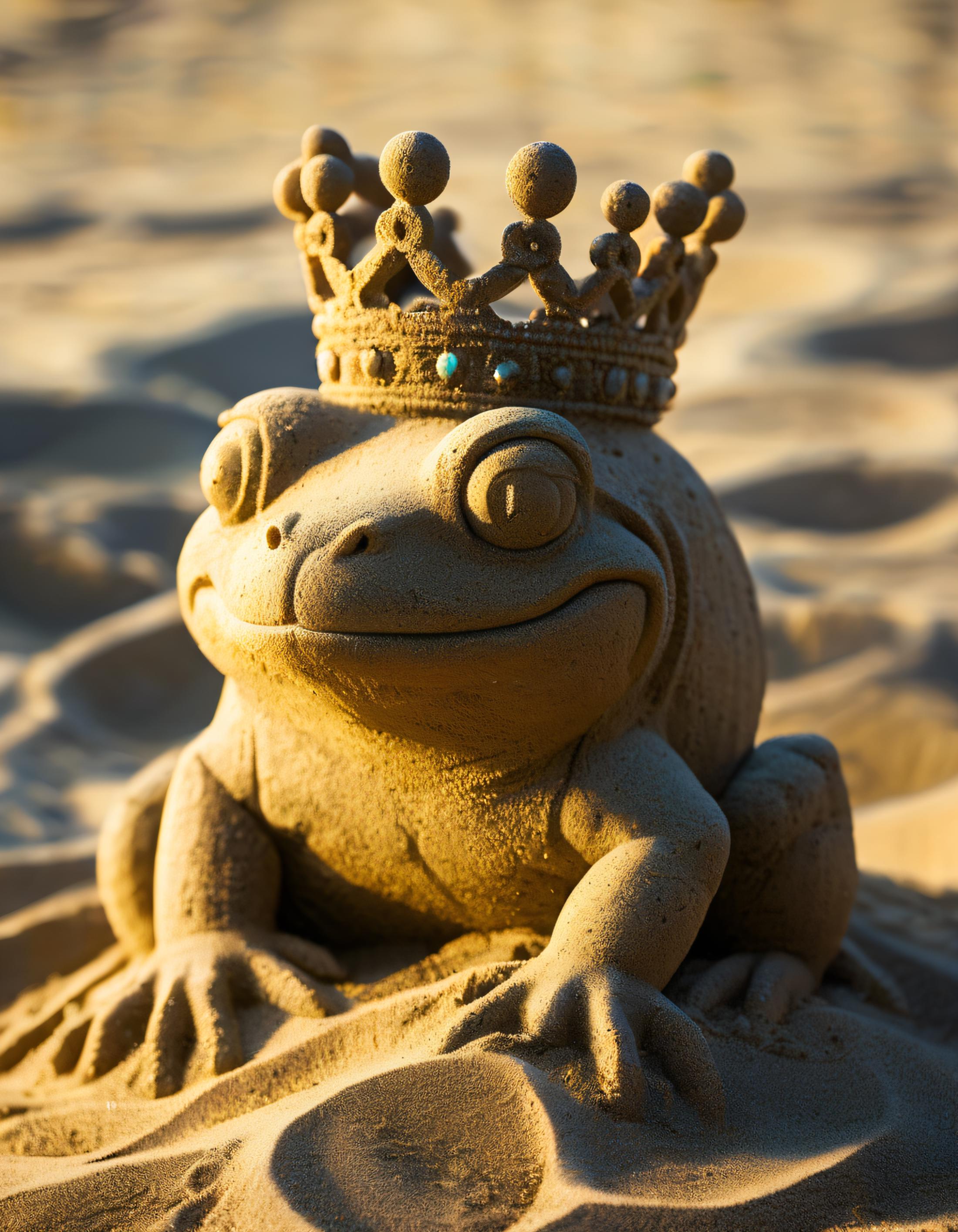XL Realistic sand sculpture art style image by Standspurfahrer