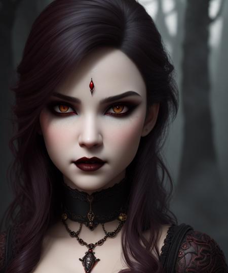 seductive vampire, fog, fantasy, ultra wide shot,  photorealistic,  eyes,  (pixarstyle:1.2), Brad Rigney,  pupils, hypermaximalised,  face, detailed skin, ornate dress, beautiful, good anatomy, detailed and intricate, centered,  skin pores,  subsurface scattering, masterpiece, best quality,  sharp focus, absurdres,