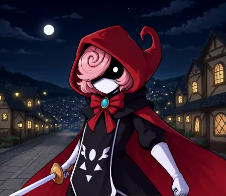 Little Red Slicing Hood - Undertale Red (OC) (Character) (NAI)