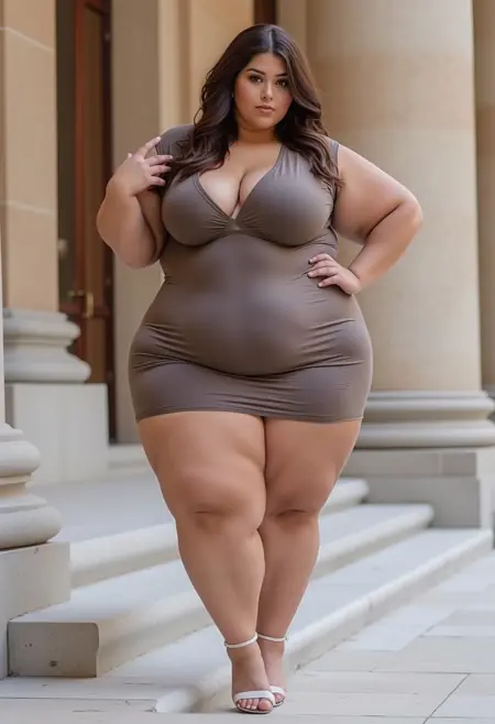 Stunning BBW, beautiful obese woman for FLUX