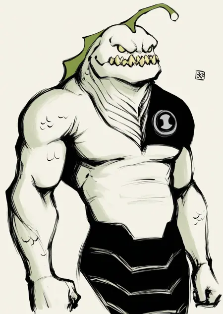 RipJaws / piscciss volan (Ben 10) [Illustrious]