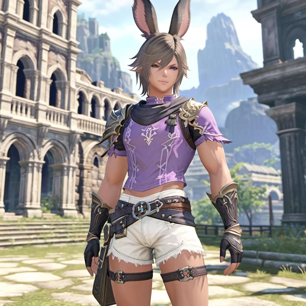 Male Viera - Final Fantasy XIV (FF14) - SDXL Lora image by zeralico