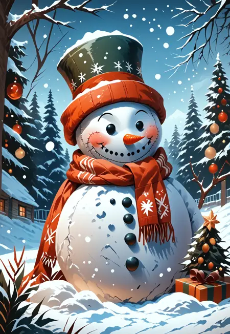 Christmas Aesthetics *(Pony, SDXL, Illustrious)* - Pony