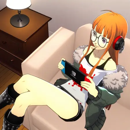 Persona 5/3R Gameplay Style LoRA