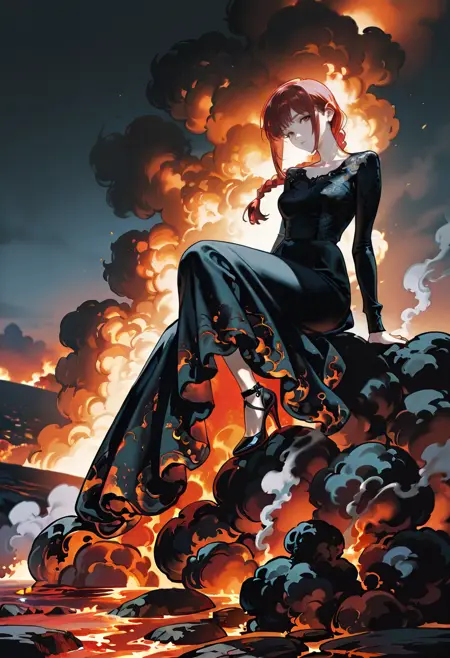 Lava Gown
