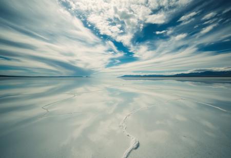 Salt flats in Bolivia, reflecting heavens on Earth.