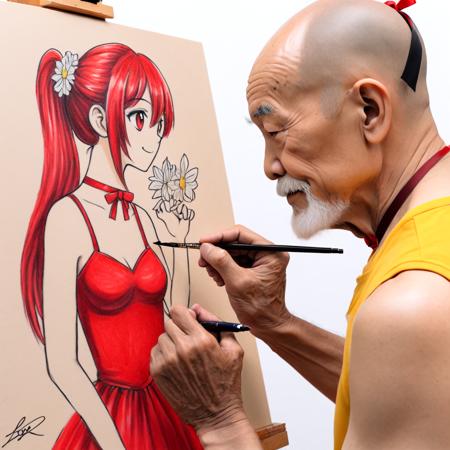 canvas art with artist's hand v1.0
