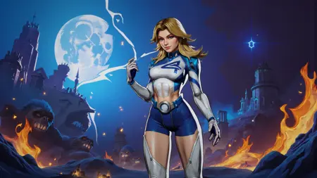 Sue Richards (Sue Storm) Invisible Woman - Marvel Rivels