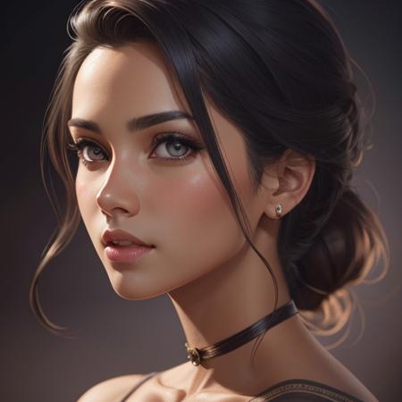 Btflindngds, a beautiful girl, brown eyes, Indian, mid shot, photorealistic painting by artgerm and (greg rutkowski:0.3), portrait, (dynamic:0.4) lighting <lora:Copy of Btflindngds-06:0.3>