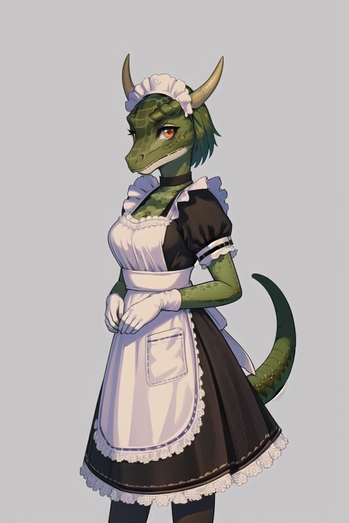 Lusty Argonian Maid (somewhat cursed) image by Wolfdua