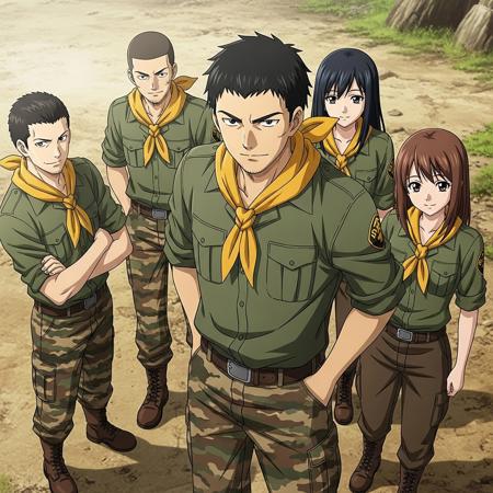 Jagawana Scouts Field Uniform - Jagawana - Sparlaverse (Anime|Webtoon|Manhwa Style) V1.0