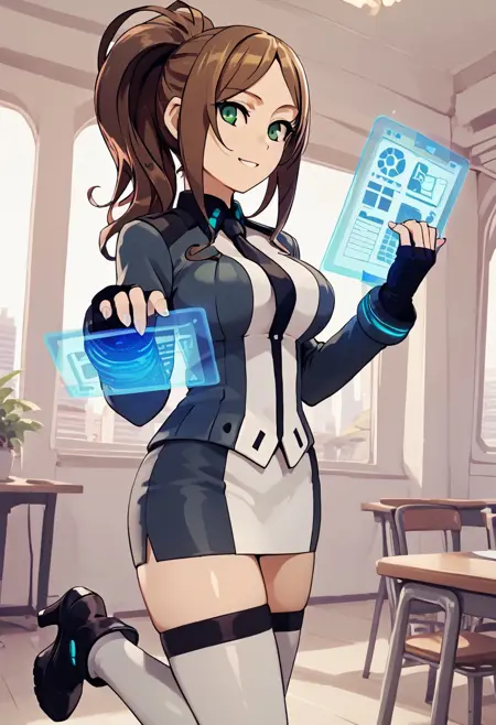 V.Moniqa -A Collection of Game Characters from "Azure Striker Gunvolt" & "Luminous Avenger iX" series -