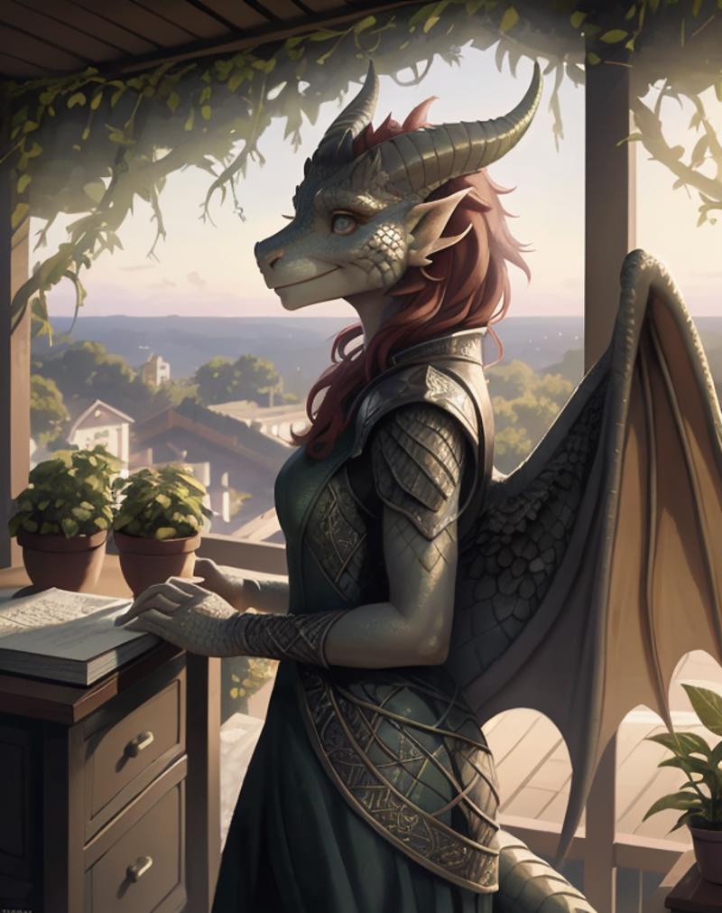 Dragonborn Concept LoRA image by Sh_0