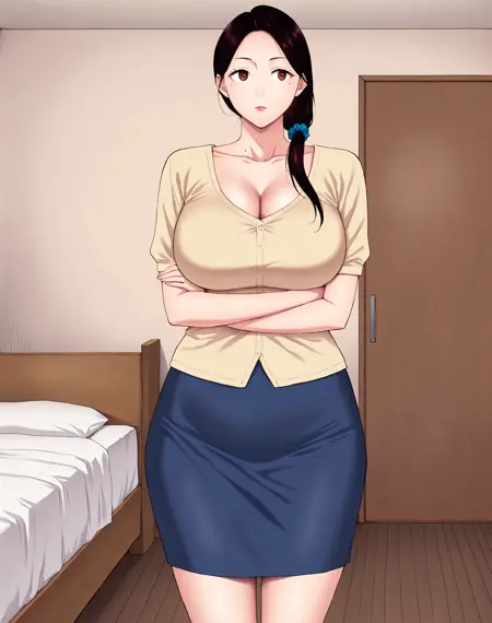 Michiko | Haramase Game ~706 rooms~ | Arai Kei artist | Doujinshi version | Illustrious/NoobAI/Pony