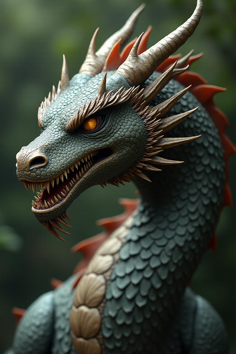 amazing dragon head