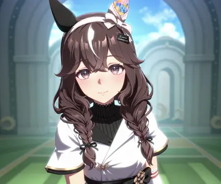 Curren Bouquetd'or (Umamusume) in game style 3D ILL-v2