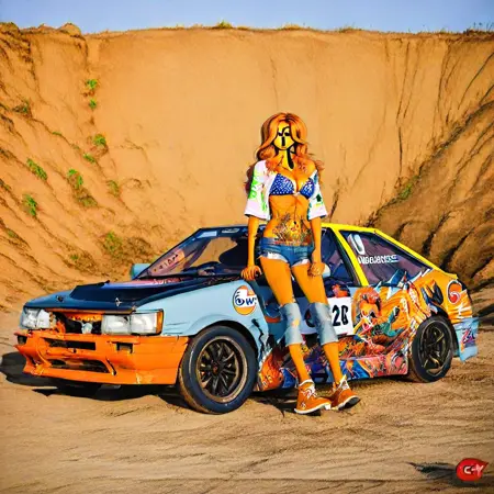 Toyota Carolla Levin-Itasha V2